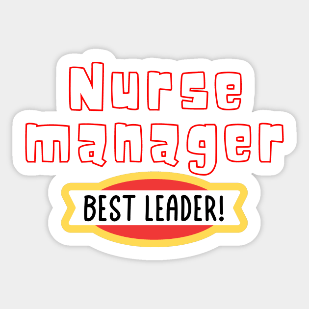 Nurse Manager Sticker by Haministic Harmony